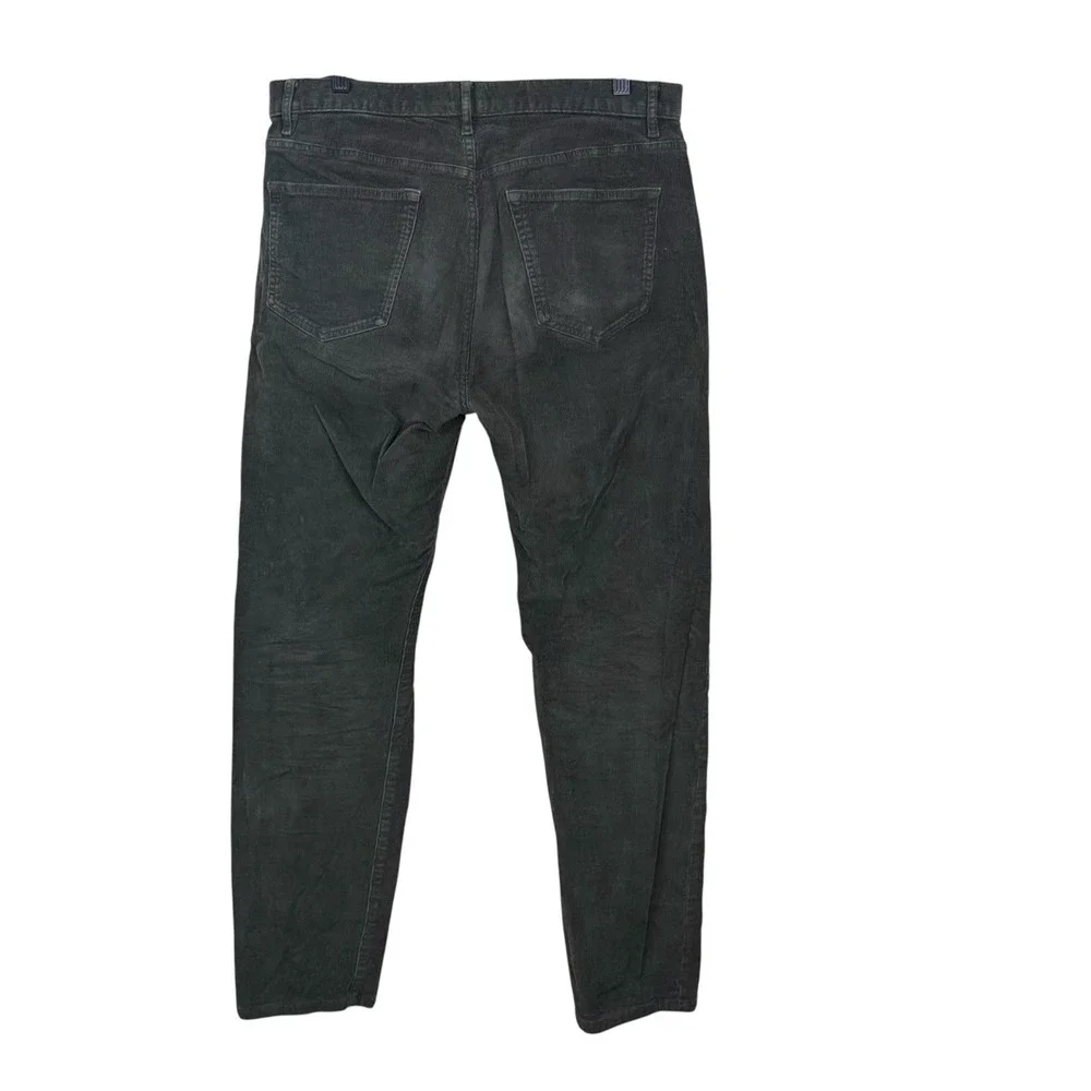 Flint And Tinder 365 Corduroy Pants Mens 32x30 Green Slim Fit Stretch 5 Pocket